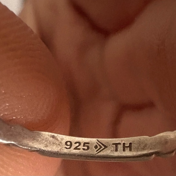 VTG Sterling Silver 925 14kt Gold Plated Princess Cut CZ Tennis Bracelet 8 In - Picture 5 of 12